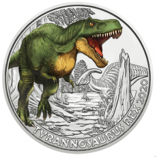 Áustria 3€ Tiranossauro Rex 2020